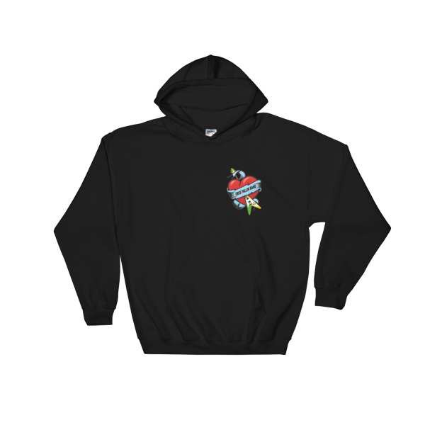 Free Fallin Band Left Chest Logo Hooded Sweatshirt