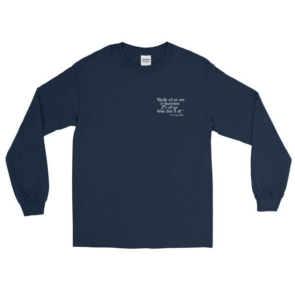 Free Fallin Band Quote Long Sleeve T-Shirt